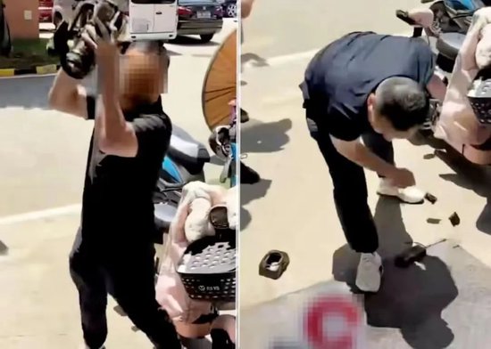 起底打砸记者采访设备的