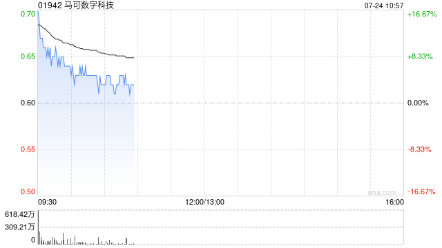 马可数字科技高开15% 公司